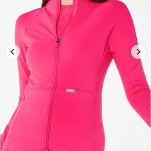 Figs Shocking Pink Jacket